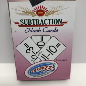 Subtraction Flash Cards