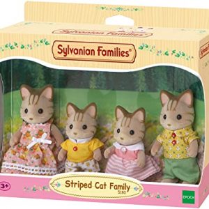 Sylvanian Families Striped Cat Family