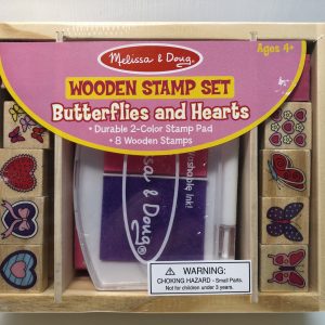 Melissa and Doug Butterfly and Hearts Stamp Set
