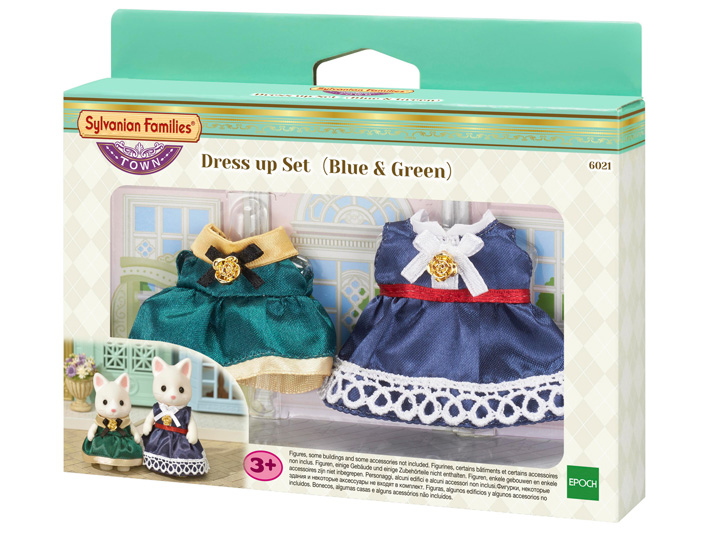Sylvanian Families Dress Up Set - Blue & Green