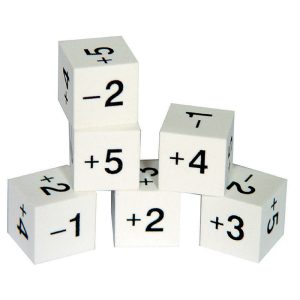Foam Positive and Negative Dice
