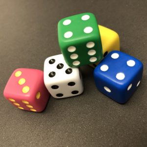 Small Plastic Dice