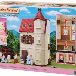 Sylvanian Families Red Roof Tower Home