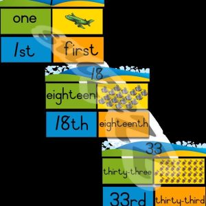 Suczezz Cardinal and Ordinal Numbers 1-33