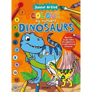 Junior Artist Colour by Numbers Dinosaurs