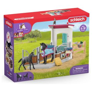 Schleich Horse Box with Mare and Foal