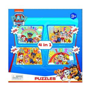 Paw Patrol 4 in 1 Puzzle 35+48+54+70 Pieces