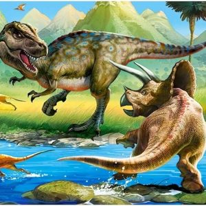 Castorland Tyrannosaurus vs Triceratops 70pc Puzzle