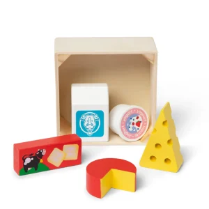 Melissa & Doug Wooden Food Groups Play Set – Dairy