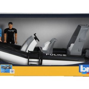 Bruder Police Boat , 2 Figures and Accessories