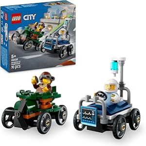 Lego 60459 City Aeroplane vs Hospital Bed