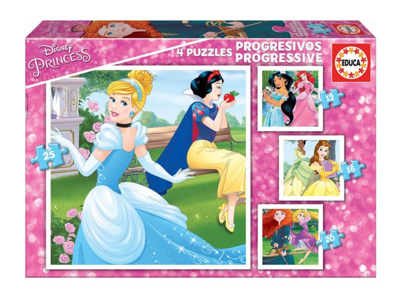 Educa Disney Princess 12, 16, 20 & 25 pieces Puzzle – Play World Toys