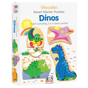 RGS Smart Starter Puzzle – Dinos 2 & 3 piece Puzzle