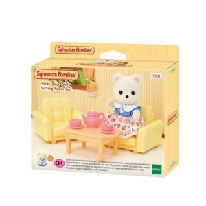 Sylvanian Families Polar Bear Girls Sitting Room Set