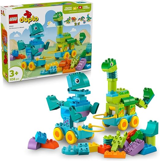 Lego 10451 Duplo 3 in 1 Dinosaurs on Wheels
