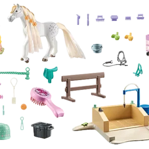 Playmobil 71354 Washing Station with Isabella and Lioness