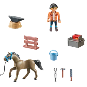 Playmobil 71357 Farrier Ben and Achilles