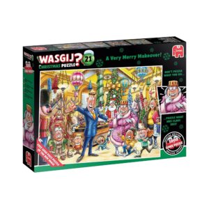 Jumbo Wasgij Christmas #21 A Very Merry Makeover 1000pc Puzzle
