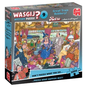 Jumbo Wasgij Mystery #9 Great Train Robbery 1000pc Puzzle