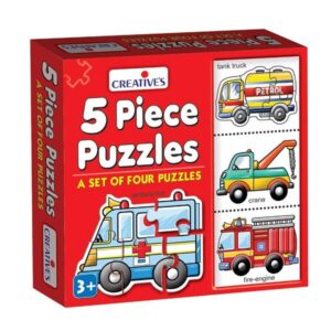 Creatives 5 Piece Puzzles – A Set of Four Puzzles