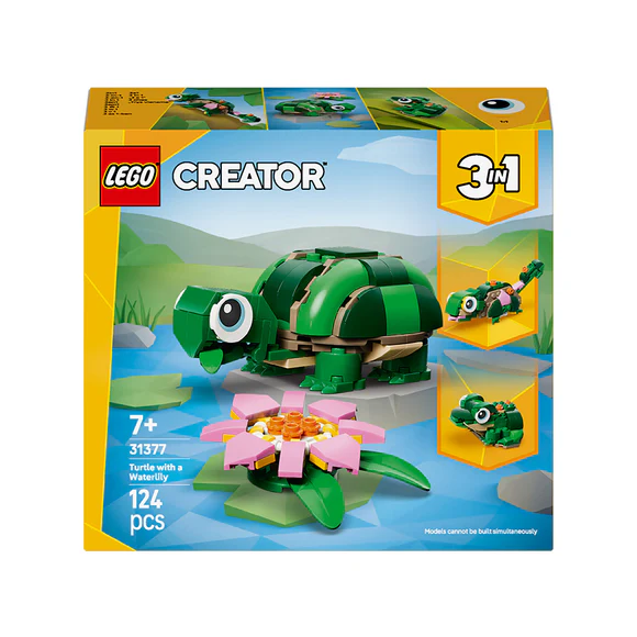Lego 31377 Creator Turtle with a Water Lily Flower
