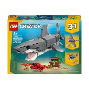Lego 31381 Creator Fierce Shark with a Treasure Chest