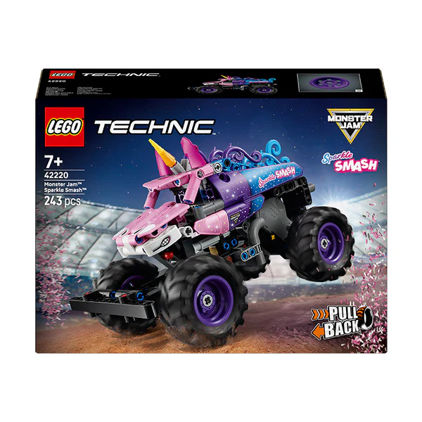 Lego 42220 Technic Monster Jam Sparkle Smash Pull-Back