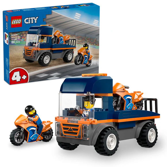 Lego 60491 City Motorcycle Transporter