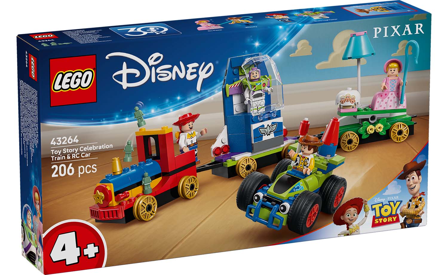 Lego 43264 Disney Toy Story Celebration Train and RC Car