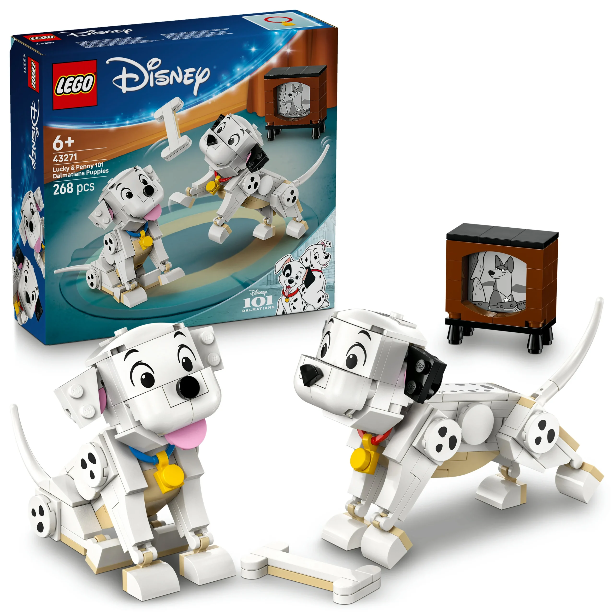 Lego 43271 Disney Lucky and Penny 101 Dalmation Puppies