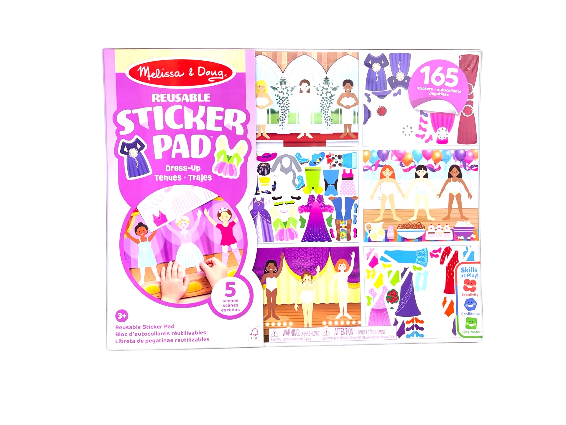 Melissa and Doug Dress-Up Reusable Sticker Pad