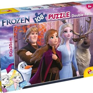 Lisciani Disney Frozen Double Face 108pc Puzzle