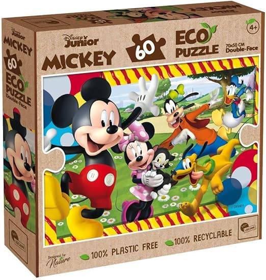 Lisciani Disney Mickey Mouse Double Faced 60pc Puzzle