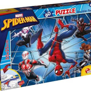 Lisciani Marvel Spiderman Double Face 60pc Puzzle