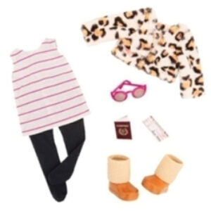 Our Generation Leopard Jacket Travel Chic Outfit