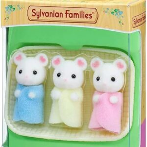 Sylvanian Families Marshmallow Mouse Triplets