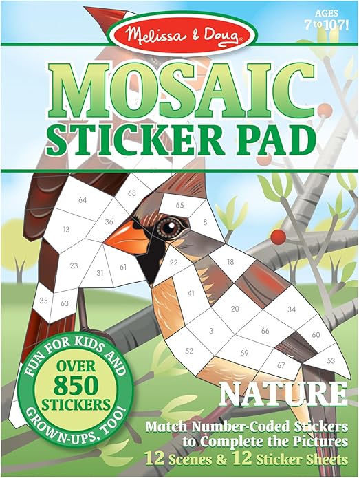 Melissa & Doug Mosaic Sticker Pad - Nature