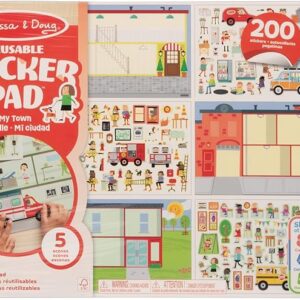 Melissa & Doug Reusable Sticker Pad My Town