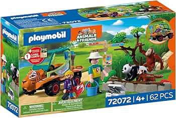 Playmobil 72072 Zookeeper with Vehicle