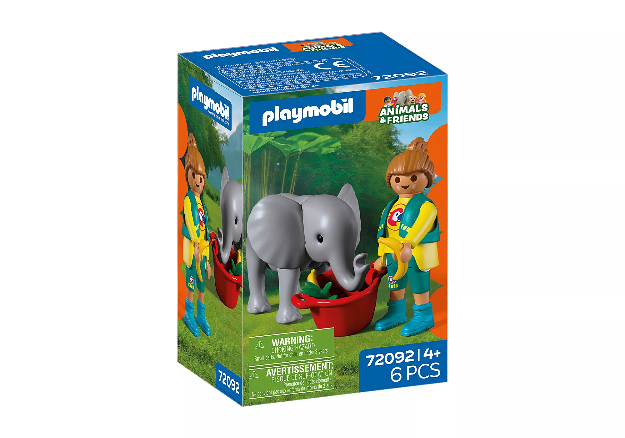 Playmobil 72092 Baby Elephant and Zookeeper