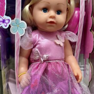 Yala Baby 45cm Doll with Tiara and Butterfly Dress