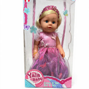 Yala Baby 45cm Doll with Tiara and Butterfly Dress