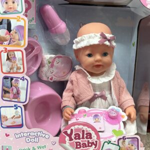 Yala Baby 45cm Drink and Wet Baby Girl Doll