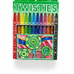 Dala Twisties Wax Crayons 12pc