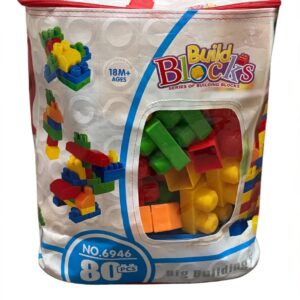 Jumbo Blocks Primary Colours 80 pieces