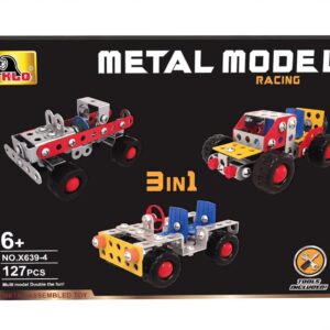 Metal Nuts & Bolts 3 Model Set