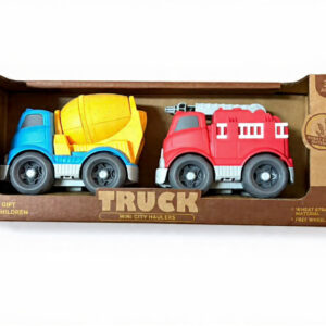 Mini Vehicles Cement Mixer and Fire Engine