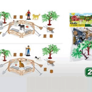 Plastic Farm Set with Fences