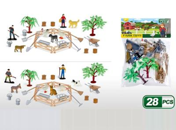 Plastic Farm Set with Fences