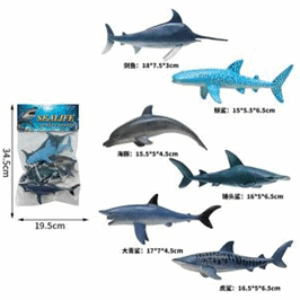 Plastic Marine Animals – 6 in bag